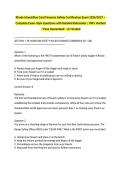 Rhode Island Blue Card Firearms Safety Certification Exam 2026&sol;2027 &ndash; Complete Exam-Style Questions with Detailed Rationales &vert; 100&percnt; Verified &ndash; Pass Guaranteed &ndash; A&plus; Graded