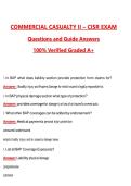 Commercial Casualty II &ndash; CISR Exam &lpar;Latest 2026&sol;2027 Update&rpar; Complete Questions and Guide Answers&comma; 100&percnt; Verified Graded A&plus;