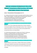 NURS 6521 ADVANCED PHARMACOLOGY FINAL EXAM 2026&sol;2027 &vert; Comprehensive APRN Prescribing &vert; 100&percnt; Verified &vert; Latest Update &vert; Graded A &vert; Pass Guaranteed&NewLine;&NewLine;