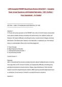 LMR Georgette PMHNP Board Exam Review 2026&sol;2027 &ndash; Complete Exam-Style Questions with Detailed Rationales &vert; 100&percnt; Verified &ndash; Pass Guaranteed &ndash; A&plus; Graded