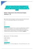 CHEM 103 CUMULATIVE FINAL EXAM MODULES 1-6 2026&sol;2027 &vert; General Chemistry Foundations &vert; Portage Learning &vert; 100&percnt; Verified Answers &vert; Pass Guaranteed - A&plus; Graded&NewLine;&NewLine;