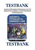 Test Bank&colon; Anatomy & Physiology for Emergency Care&comma; 3rd Edition &lpar;Bledsoe&comma; Martini&comma; Bartholomew&rpar; &ndash; 20 Chapters