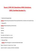 Exam 2 NR 545 Complete Questions and Guide Answers &lpar;Latest 2026&sol;2027 Update&rpar;&comma; 100&percnt; Verified Graded A&plus;