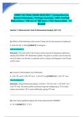 CHEM 103 GENERAL ORGANIC CHEMISTRY BUNDLE 2026&sol;2027 &vert; Module 1-6 Exams & Final Exam &vert; Verified Answers &vert; Portage Learning &vert; Pass Guaranteed - A&plus; Graded