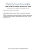 WGU E025 Performance Assessment &lpar;PA&rpar; &vert; Secure Hybrid Cloud & Network Solution &vert; Complete Passed Project &vert; Rubric-Aligned &vert; 2026 Update&period;