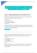 NR 503 WEEK 8 FINAL QUIZ 2026&sol;2027 &vert; Epidemiology Biostatistics & Population Health &vert; 100&percnt; Correct Exam Elaborations &vert; Pass Guaranteed - A&plus; Graded&NewLine;&NewLine;