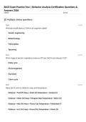BACE Exam Practice Test &vert; Behavior Analysis Certification Questions & Answers 2026
