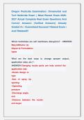 Oregon Pesticide Examination&colon; Ornamental and &NewLine;Turf Herbicide Exam &vert;&vert; Most Recent Exam 2026&NewLine;2027 Actual Complete Real Exam Questions And &NewLine;Correct Answers &lpar;Verified Answers&rpar; Already &NewLine;Graded A&plus; &vert; Guaranteed Success&excl;&excl; Newest Exam &vert; &NewLine;Just Released&excl;&excl; 