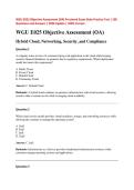 WGU E025 Cloud and Network Security Models Bundle with complete solutions&period;