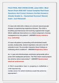 PALS FINAL RED CROSS EXAM&comma; Latest 2026 &vert;&vert; Most &NewLine;Recent Exam 2026-2027 Actual Complete Real Exam &NewLine;Questions And Correct Answers &lpar;Verified Answers&rpar; &NewLine;Already Graded A&plus; &vert; Guaranteed Success&excl;&excl; Newest &NewLine;Exam &vert; Just Released&excl;&excl;