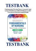 Test bank for Fundamentals of Nursing&colon; Theory&comma; Concepts & Applications 4th Edition by Wilkinson&comma; Treas&comma; Barnett & Smith all 46 chapters