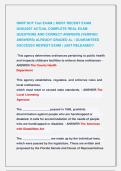 RNRF DCF Test EXAM &vert;&vert; MOST RECENT EXAM &NewLine;2026&vert;2027 ACTUAL COMPLETE REAL EXAM  &NewLine;QUESTIONS AND CORRECT ANSWERS &lpar;VERIFIED &NewLine;ANSWERS&rpar; ALREADY GRADED A&plus; &vert; GUARANTEED &NewLine;SUCCESS&excl;&excl; NEWEST EXAM &vert; JUST RELEASED&excl;&excl; 