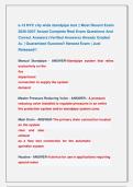 s-13 NYC city wide standpipe test &vert;&vert; Most Recent Exam &NewLine;2026-2027 Actual Complete Real Exam Questions And &NewLine;Correct Answers &lpar;Verified Answers&rpar; Already Graded &NewLine;A&plus; &vert; Guaranteed Success&excl;&excl; Newest Exam &vert; Just &NewLine;Released&excl;&excl;