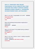 SAFe 6&period;0 - POPM EXAM &vert;&vert; MOST RECENT                     &NewLine;EXAM 2026&vert;2027 ACTUAL COMPLETE REAL EXAM  &NewLine;QUESTIONS AND CORRECT ANSWERS &lpar;VERIFIED &NewLine;ANSWERS&rpar; ALREADY GRADED A&plus; &vert; GUARANTEED &NewLine;SUCCESS&excl;&excl; NEWEST EXAM &vert; JUST RELEASED&excl;&excl;