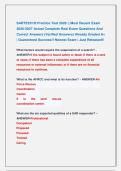SARTECH III Practice Test 2026 &vert;&vert; Most Recent Exam &NewLine;2026-2027 Actual Complete Real Exam Questions And &NewLine;Correct Answers &lpar;Verified Answers&rpar; Already Graded A&plus; &NewLine;&vert; Guaranteed Success&excl;&excl; Newest Exam &vert; Just Released&excl;&excl;