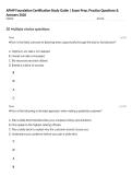 APMP Foundation Certification Study Guide &vert; Exam Prep&comma; Practice Questions & Answers 2026