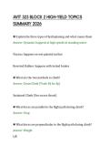 AVIT 323 BLOCK 2 HIGH-YIELD TOPICS &NewLine;SUMMARY 2026