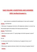 NAO VOLUME 4 &lpar;Latest 2026&sol;2027 Update&rpar; Complete Questions and Guide Answers&comma; 100&percnt; Verified Graded A&plus;