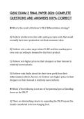 G202 EXAM 2 FINAL PAPER 2026 COMPLETE&NewLine;QUESTIONS AND ANSWERS 100&percnt; CORRECT