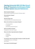 Herzing University NSG 223 Med Surg II&NewLine;Exam &num;1 Questions And Answers Rated&NewLine;A&plus; New Update Assured Satisfaction