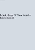 Updated Latest 2026 2027 Test Bank For Pathophysiology 7th Edition By Jacquelyn L Banasik Complete Questions And Answers Comprehensive Disease Mechanisms Human Pathophysiology Clinical Reasoning Nursing Science Study Resource
