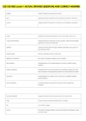 CSE 102 MSU exam 1 ACTUAL UPDATED QUESTIONS AND CORRECT ANSWERS
