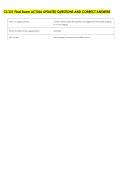 CS 331 Final Exam ACTUAL UPDATED QUESTIONS AND CORRECT ANSWERS