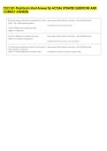 CSCI 331 Final Exam Short Answer Qs ACTUAL UPDATED QUESTIONS AND &NewLine;CORRECT ANSWERS 