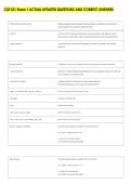CSE 331 Exam 1 ACTUAL UPDATED QUESTIONS AND CORRECT ANSWERS 