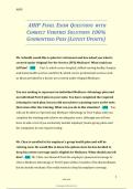 AHIP Final Exam Package Deal PDF &vert; Complete Medicare Certification Exam Bundle with Practice Tests&comma; Questions & Answers
