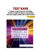 Fordney&rsquo;s Medical Insurance Test Bank &lpar;17th Ed&rpar;&colon; 600&plus; Q&A on HIPAA&comma; Medicare&comma; Coding & Revenue Cycle Management&NewLine;&NewLine;