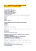 A&P STRAIGHTERLINE COMPREHENSIVE EXAM&NewLine;QUESTIONS AND ANSWERS SURE A&plus;