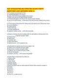 A&P STRAIGHTERLINE UPDATED EXAMS SCRIPT&NewLine;QUESTIONS AND ANSWERS SURE A&plus;