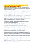 A&P STRAIGHTERLINE UPDATED EXAMS TEST PAPER&NewLine;QUESTIONS AND ANSWERS SURE A&plus;
