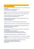 BIOL 400 COMPREHENSIVE EXAM UPDATED QUESTIONS AND ANSWERS SURE A&period;pdf