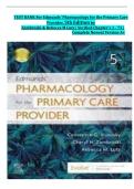 Pharmacology for Primary Care 5th Ed Test Bank &vert; Zambroski & Lutz&NewLine;&NewLine;