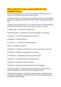 NR503 UPDATED ACTUAL EXAM QUESTIONS AND ANSWERS SURE A&period;pdf