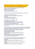 CERTIFIED REVENUE CYCLE REPRESENTATIVE ACTUAL EVALUATION QUESTIONS AND ANSWERS