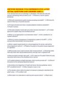 CERTIFIED REVENUE CYCLE REPRESENTATIVE LATEST ACTUAL QUESTIONS AND ANSWERS SURE A&period;pdf&NewLine;&NewLine;