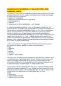 SAEM EVALUATION EXAM ACTUAL QUESTIONS AND ANSWERS SURE A&period;pdf