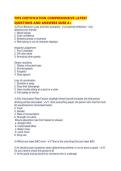 TIPS CERTIFICATION COMPREHENSIVE LATEST QUESTIONS AND ANSWERS SURE A&period;pdf