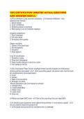 TIPS CERTIFICATION UPDATED ACTUAL QUESTIONS AND ANSWERS SURE A&period;pdf