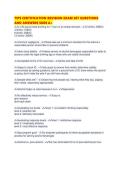 TIPS CERTIFICATION REVISION EXAM SET QUESTIONS AND ANSWERS SURE A&period;pdf