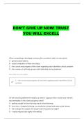 DOMAIN 4 CASAC EXAM PREP QUESTIONS WITH COMPLETE ANSWERS