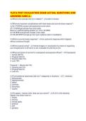 TLETA POST EVALUATION EXAM ACTUAL QUESTIONS AND ANSWERS SURE A&period;pdf