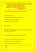 DELAWARE FUNERAL SERVICE LAW &NewLine;PRACTICE EXAM COMPLETE &lpar;100 &NewLine;QUESTIONS WITH OBJECTIVELY &NewLine;CORRECT ANSWERS AND DETAILED &NewLine;RATIONALES&rpar;