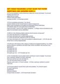 EMT FISDAP READINESS LATEST EXAM TEST PAPER QUESTIONS AND ANSWERS SURE A&period;pdf
