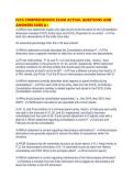 FCCS COMPREHENSIVE EXAM ACTUAL QUESTIONS AND ANSWERS SURE A&period;pdf