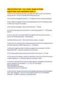 FIRE INSTRUCTOR 1 ALL FINAL EXAM ACTUAL QUESTIONS AND ANSWERS SURE A&period;pdf