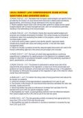 LOCAL BUDGET LAW COMPREHENSIVE EXAM ACTUAL QUESTIONS AND ANSWERS SURE A&period;pdf